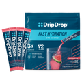 DripDrop Watermelon Electrolyte Powder, 8 oz sticks, 32 count