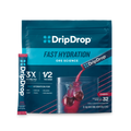 DripDrop Cherry Electrolyte Powder, 8 oz sticks, 32 count