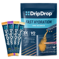 DripDrop Tropical Variety Pack Electrolyte Powder, 8 oz sticks, 16 count