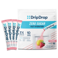 DripDrop Zero Sugar Strawberry Lemonade Electrolyte Powder, 8 oz sticks, 32 count